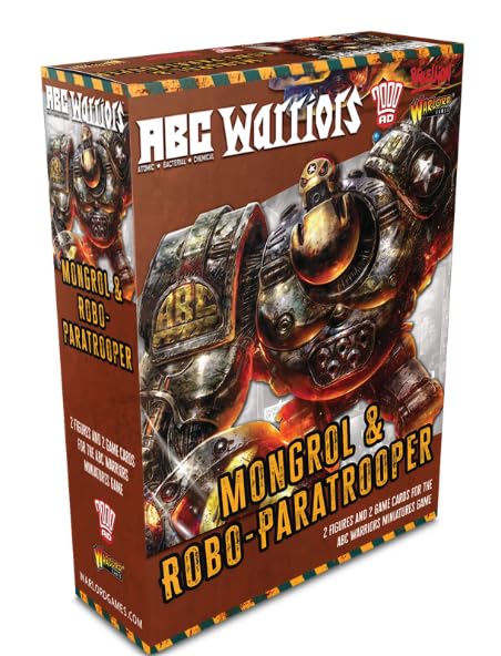 Warlord Games Mongrol & Robo-Paratrooper - Miniatures for ABC Warriors Highly Detailed 2000AD Miniatures for Table-top Wargaming
