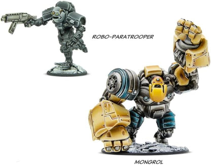 Warlord Games Mongrol & Robo-Paratrooper - Miniaturen für ABC-Krieger, sehr detaillierte Miniaturen 2000AD für Table-Top-Krieger