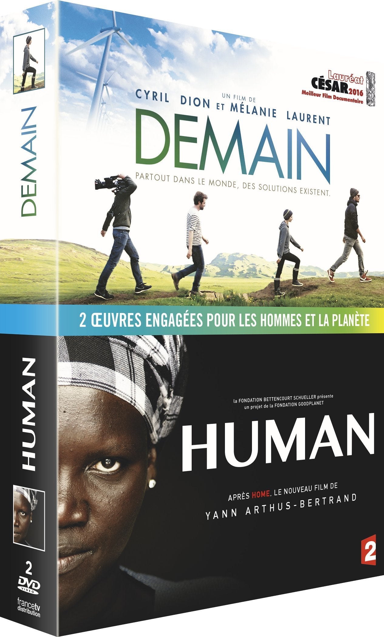 Coffret 2 films : human ; demain [FR Import]