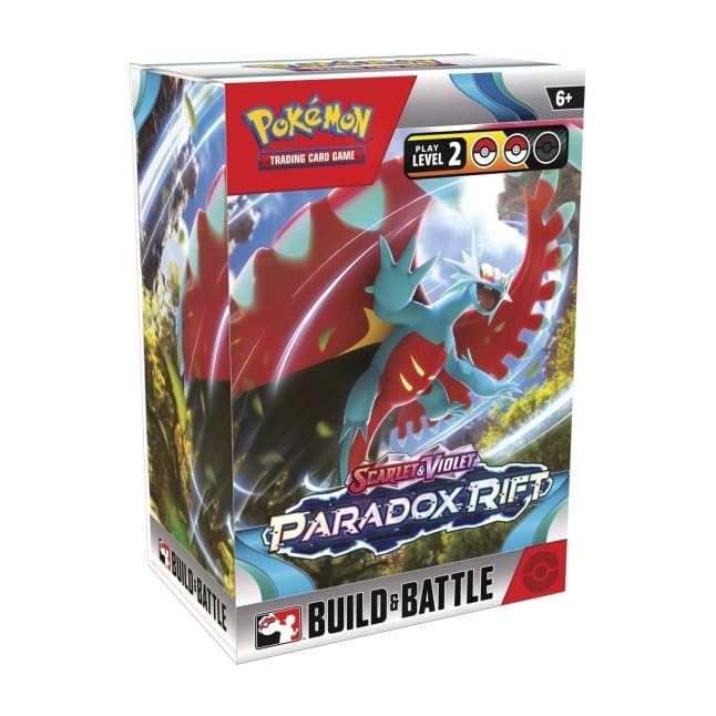 Pokemon: Scarlet & Violet 4: Paradox Rift Booster Build & Battle Box