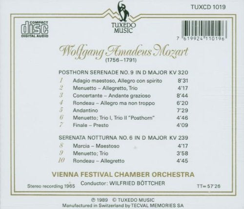 Vienna Festival Chamber Orchestra-W.A. Mozart: Pos