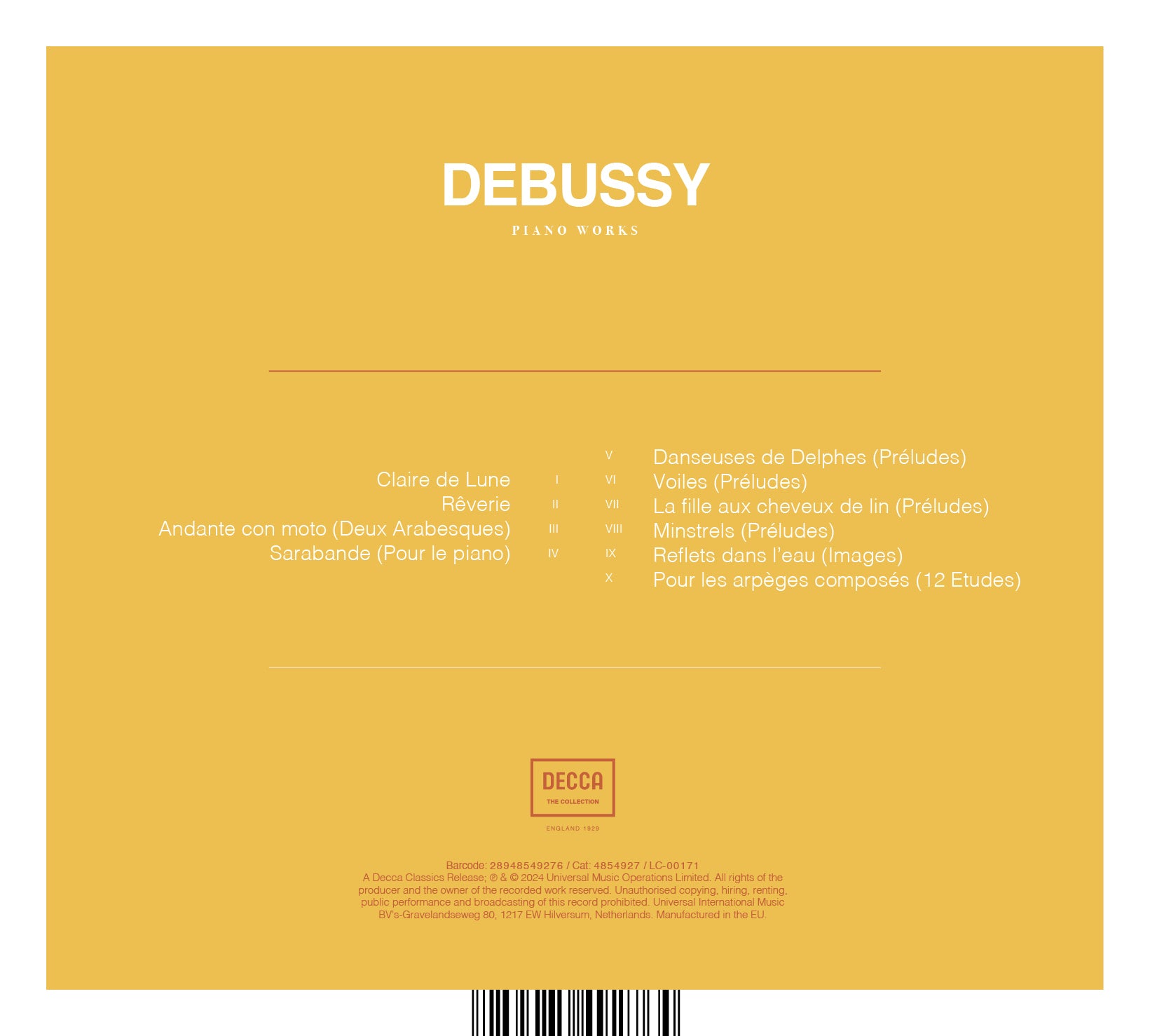 Debussy: Piano Works