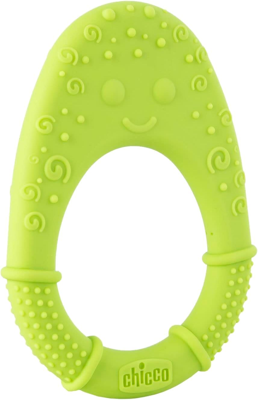 CHICCO - Teether all soft, 2 months +, green