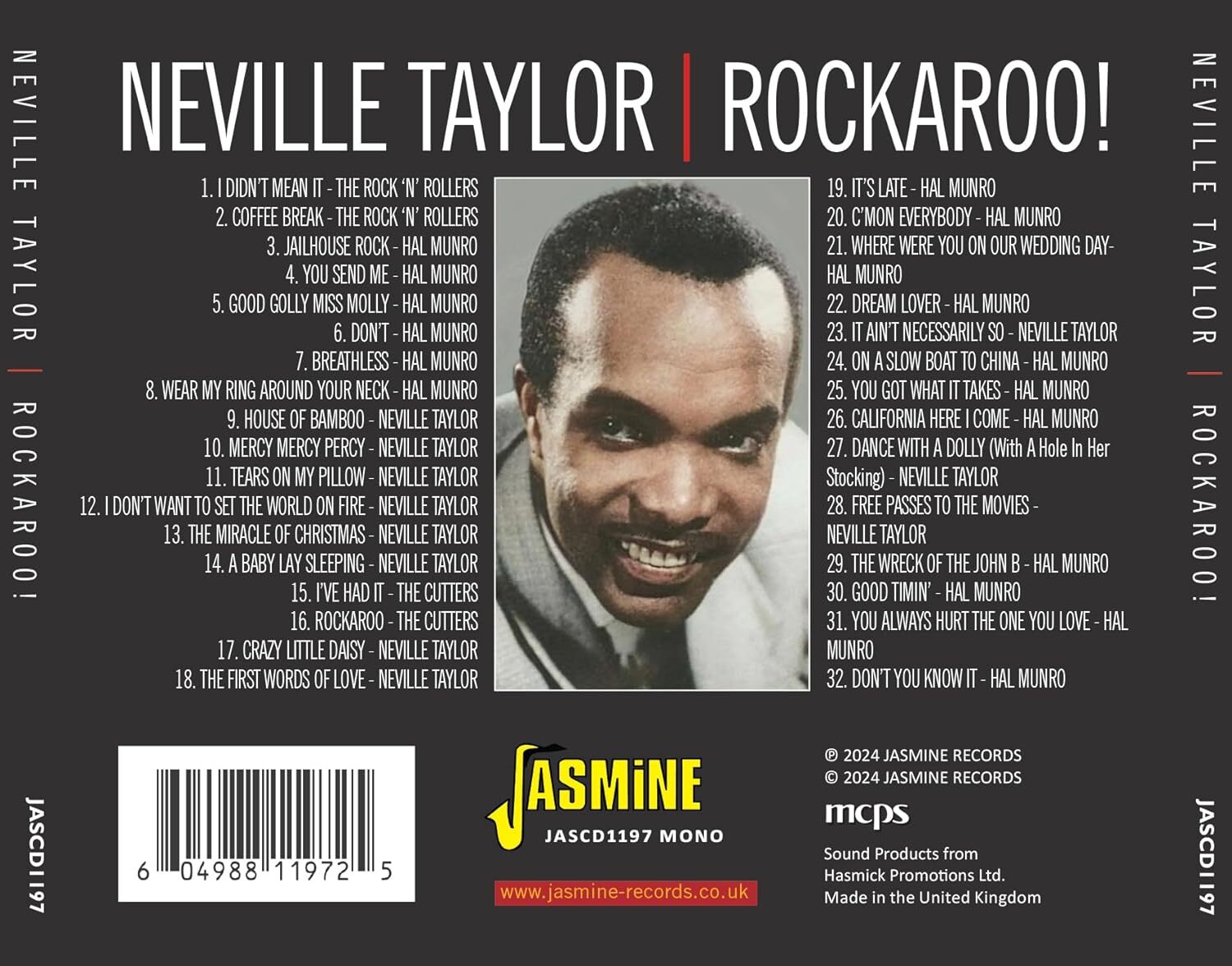 Neville Taylor: Rockaroo!: The (Almost) Complete Recordings 1958-1961