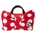 Loungefly Disney Minnie Mouse Rocks the Dots Bow Figural Crossbody Bag, Multi