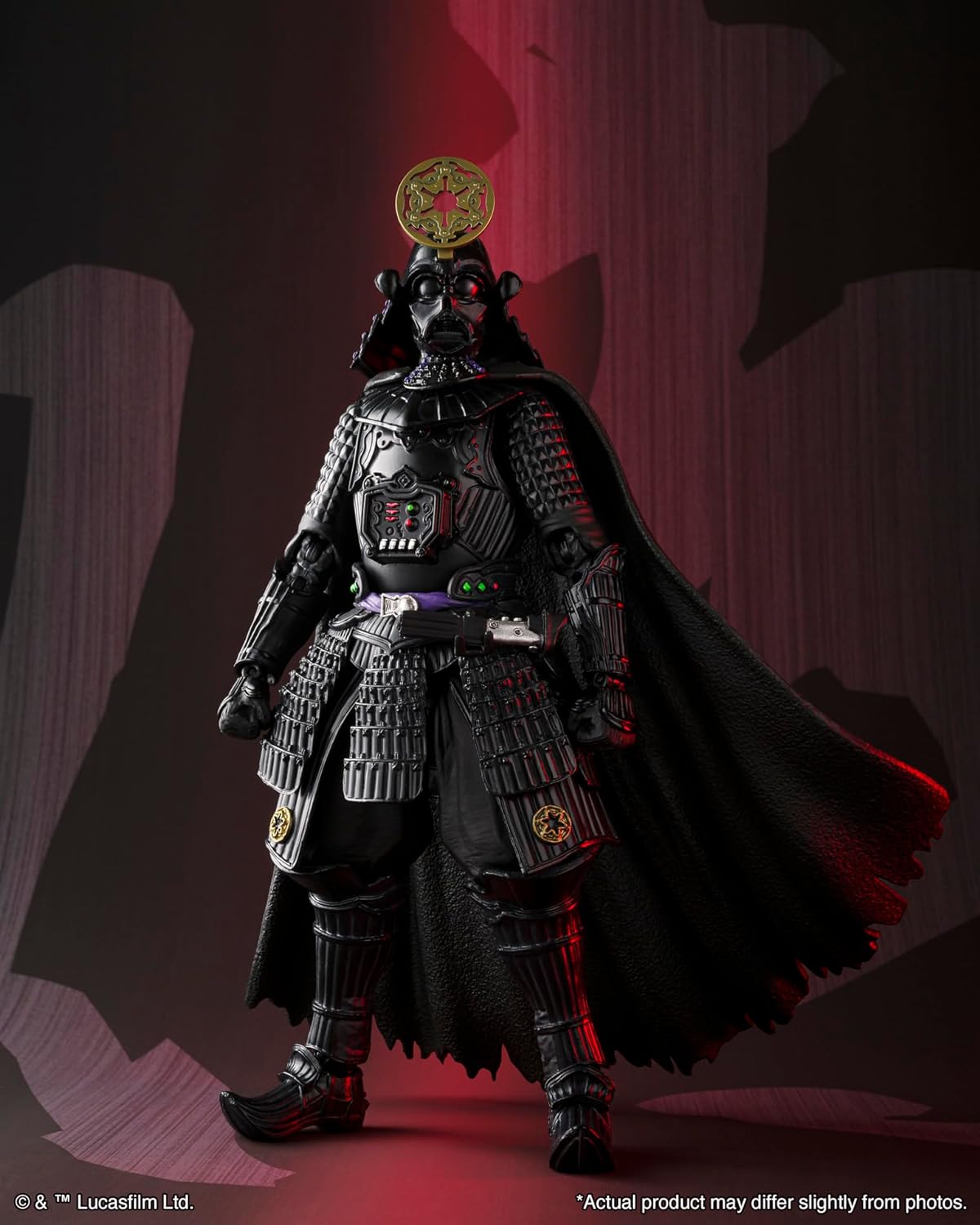 TAMASHII NATIONS - Star Wars: OBI-Wan Kenobi - Samurai Taisho Darth Vader (Vengeful Spirit), Bandai Spirits Meisho Movie Realization Action Figure