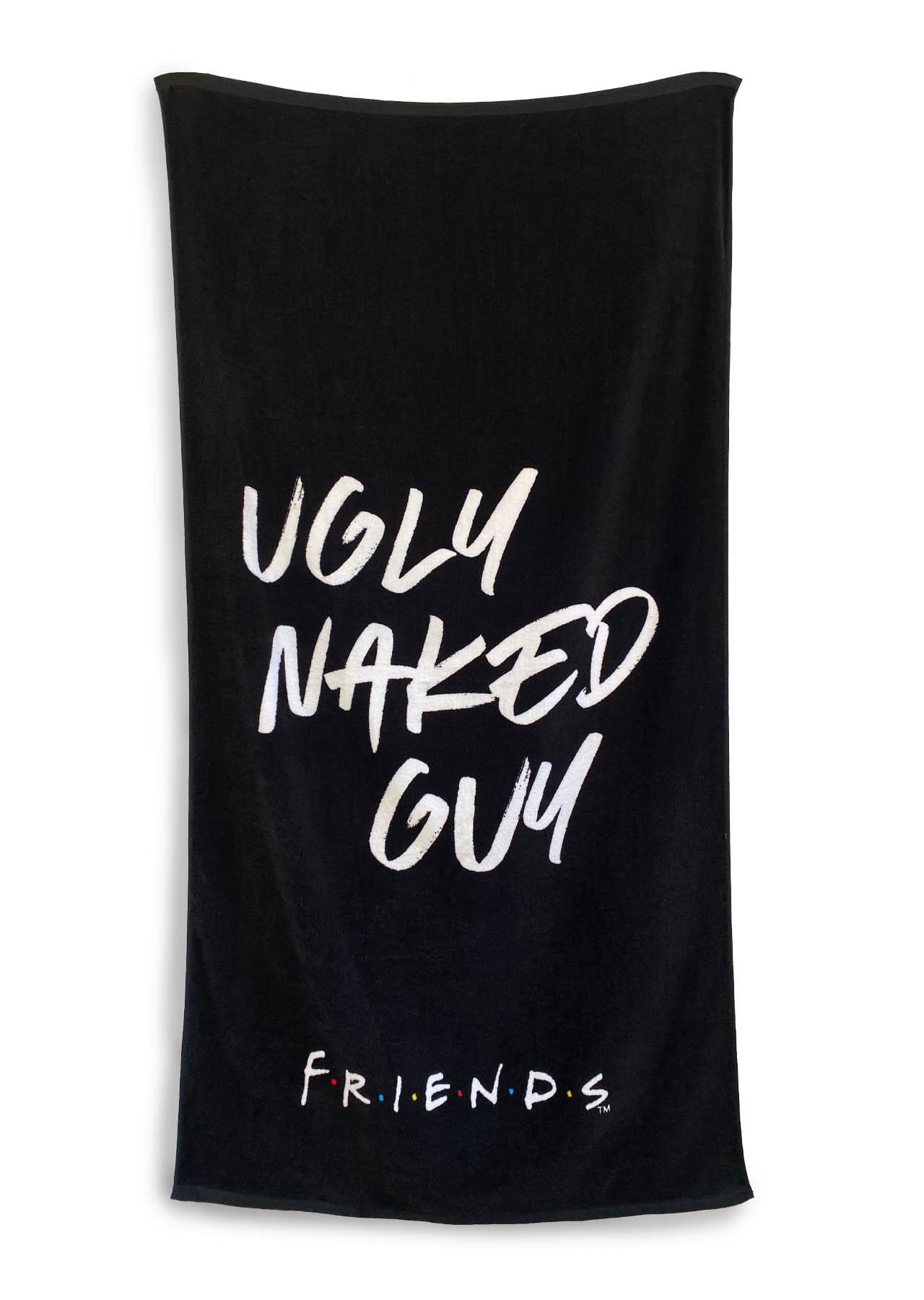 Friends Handtuch Ugly Naked Guy Black 150 x 75 cm