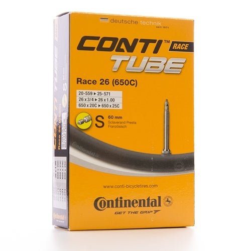 Continental Race Tube Presta 60Mm Valve Black 26X1.00" 650X20-25