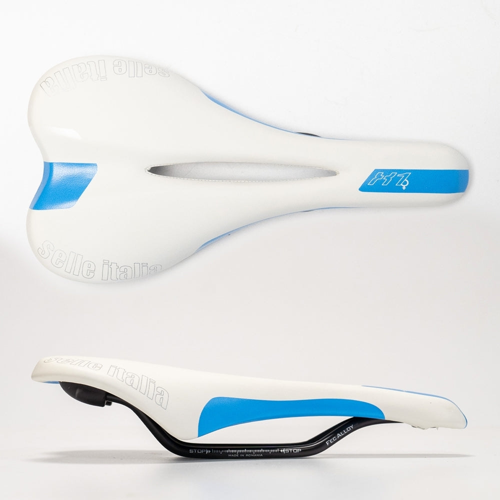 Selle Italia X1 Lady Flow Saddle White/Blue
