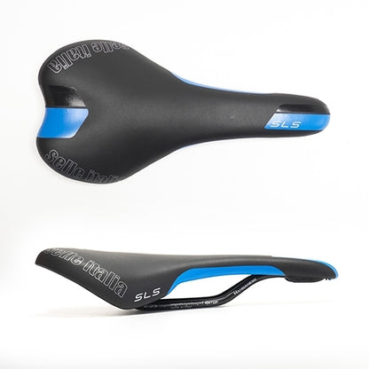 Selle Italia SLS Manganese Saddle Black/Blue/Orange