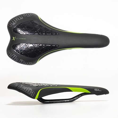 Selle Italia SL X-Cross Saddle Black/Green