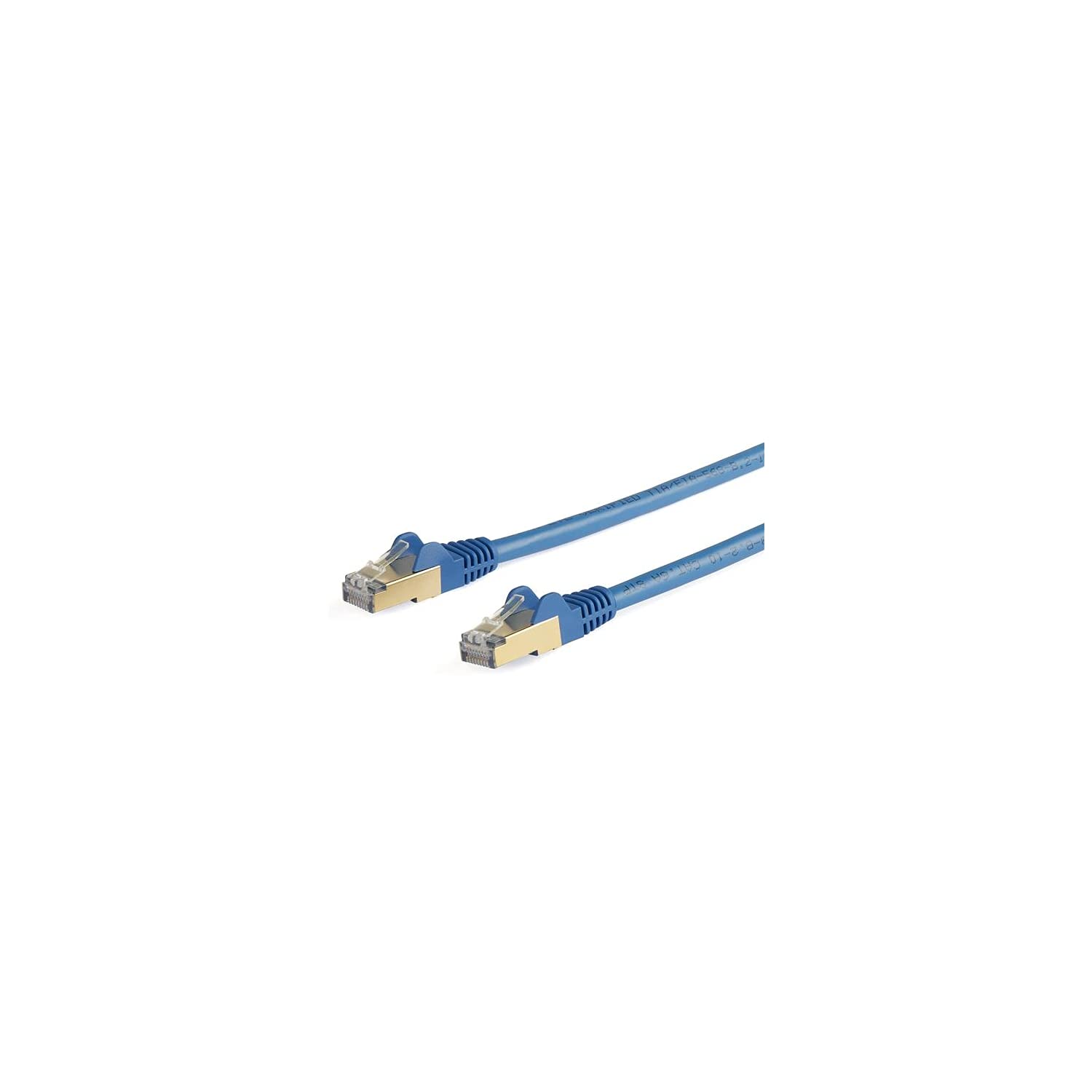 StarTech.com 10m CAT6a Ethernet Cable - Blue - RJ45 Snagless Connectors - CAT6a STP Cord - Copper Wire - Network Cable (6ASPAT10MBL