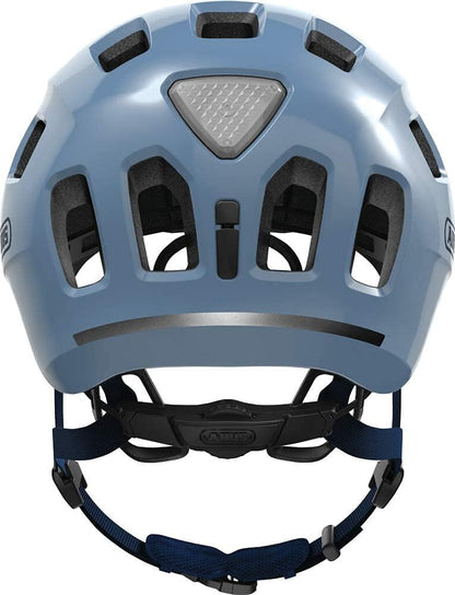 ABUS Youn-I 2.0 bike helmet - with light for children, teenagers and young adults - for girls and boys Light blue (glacier blue) S (48-54 cm) Youn-I 2.0