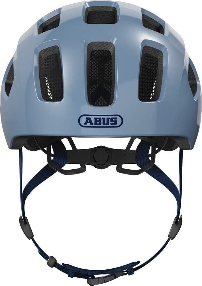 ABUS Youn-I 2.0 bike helmet - with light for children, teenagers and young adults - for girls and boys Light blue (glacier blue) S (48-54 cm) Youn-I 2.0