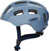 ABUS Youn-I 2.0 bike helmet - with light for children, teenagers and young adults - for girls and boys Light blue (glacier blue) S (48-54 cm) Youn-I 2.0