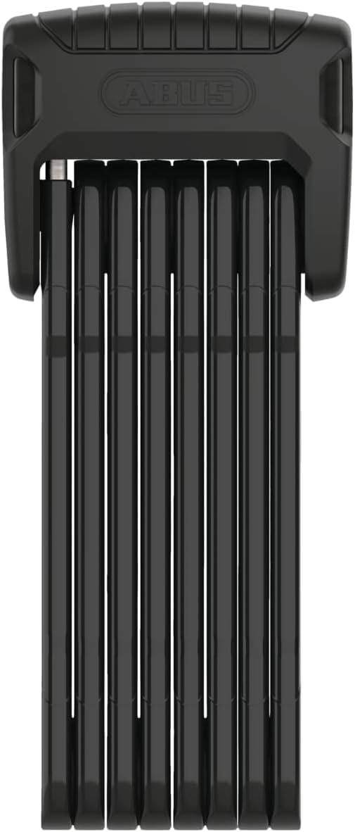 ABUS 62115 Bordo Granit XPlus 6500K/120 BK SH, 3.90 Feet, Folding Lock with SH Holder, BIkelock 120 cm / 3.9 Feet Black