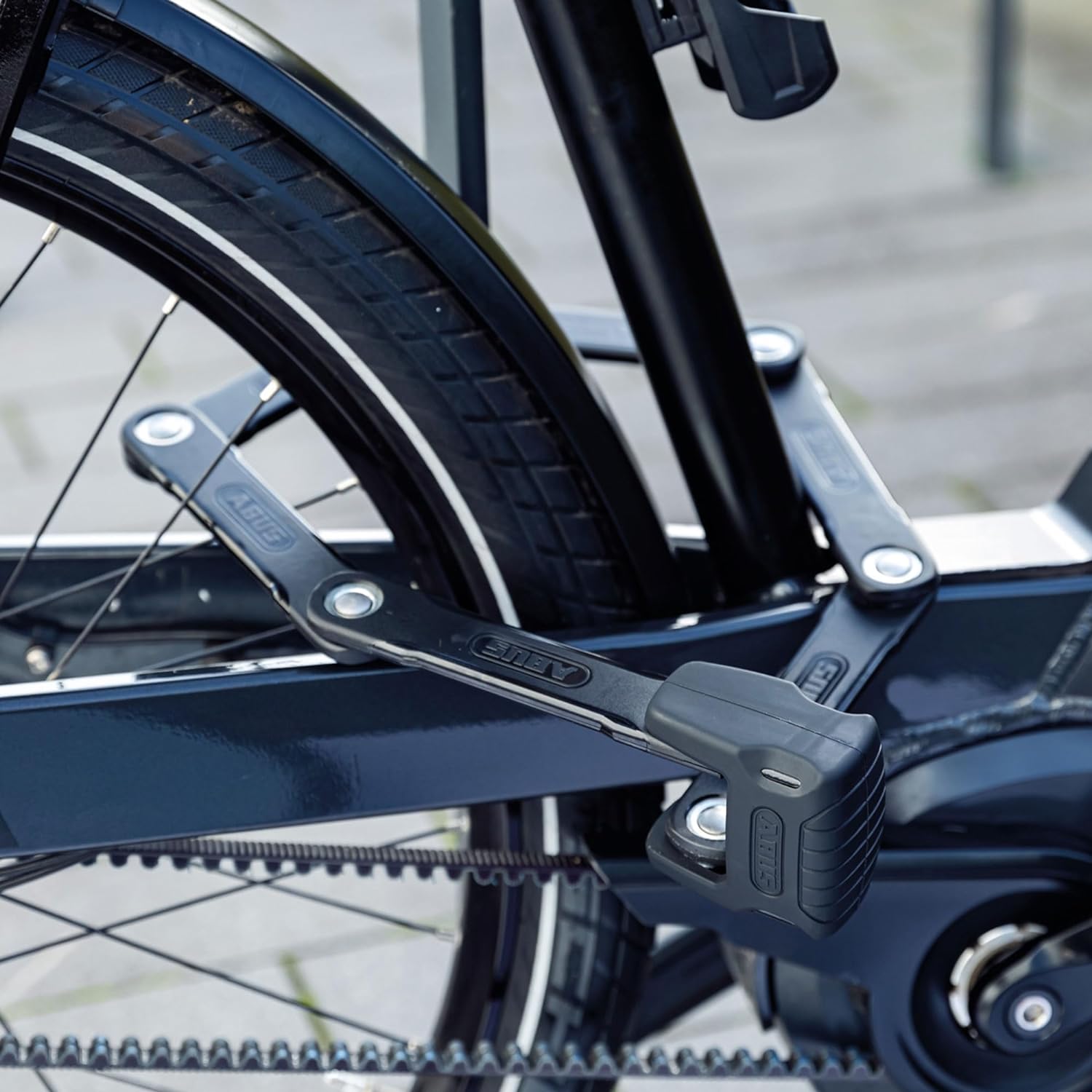 ABUS 62115 Bordo Granit XPlus 6500K/120 BK SH, 3.90 Feet, Folding Lock with SH Holder, BIkelock 120 cm / 3.9 Feet Black