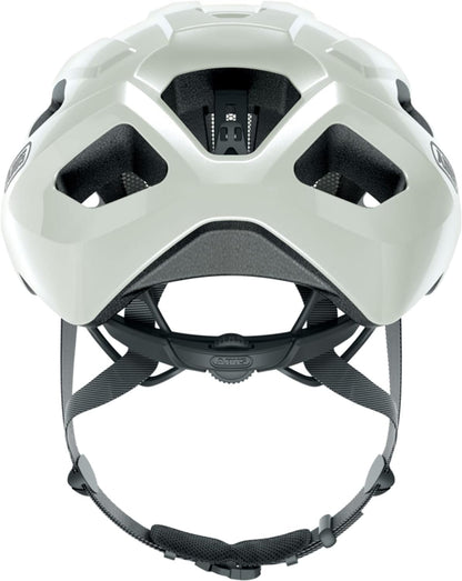 ABUS Macator Racing Bike Helmet - Sporty Bicycle Helmet for Beginners - for Women and Men White (pearl white) S Macator