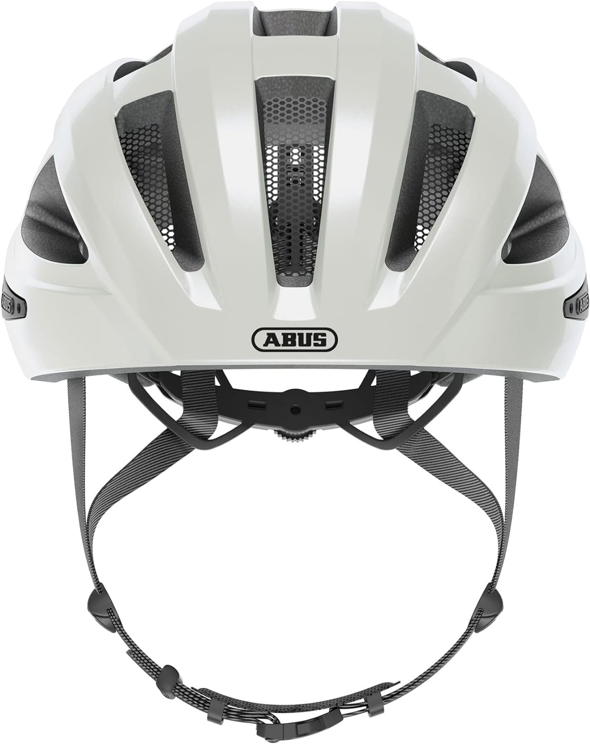 ABUS Macator Racing Bike Helmet - Sporty Bicycle Helmet for Beginners - for Women and Men White (pearl white) S Macator