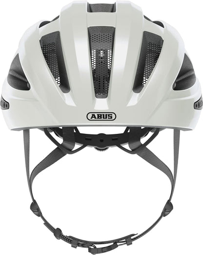 ABUS Macator Racing Bike Helmet - Sporty Bicycle Helmet for Beginners - for Women and Men White (pearl white) S Macator