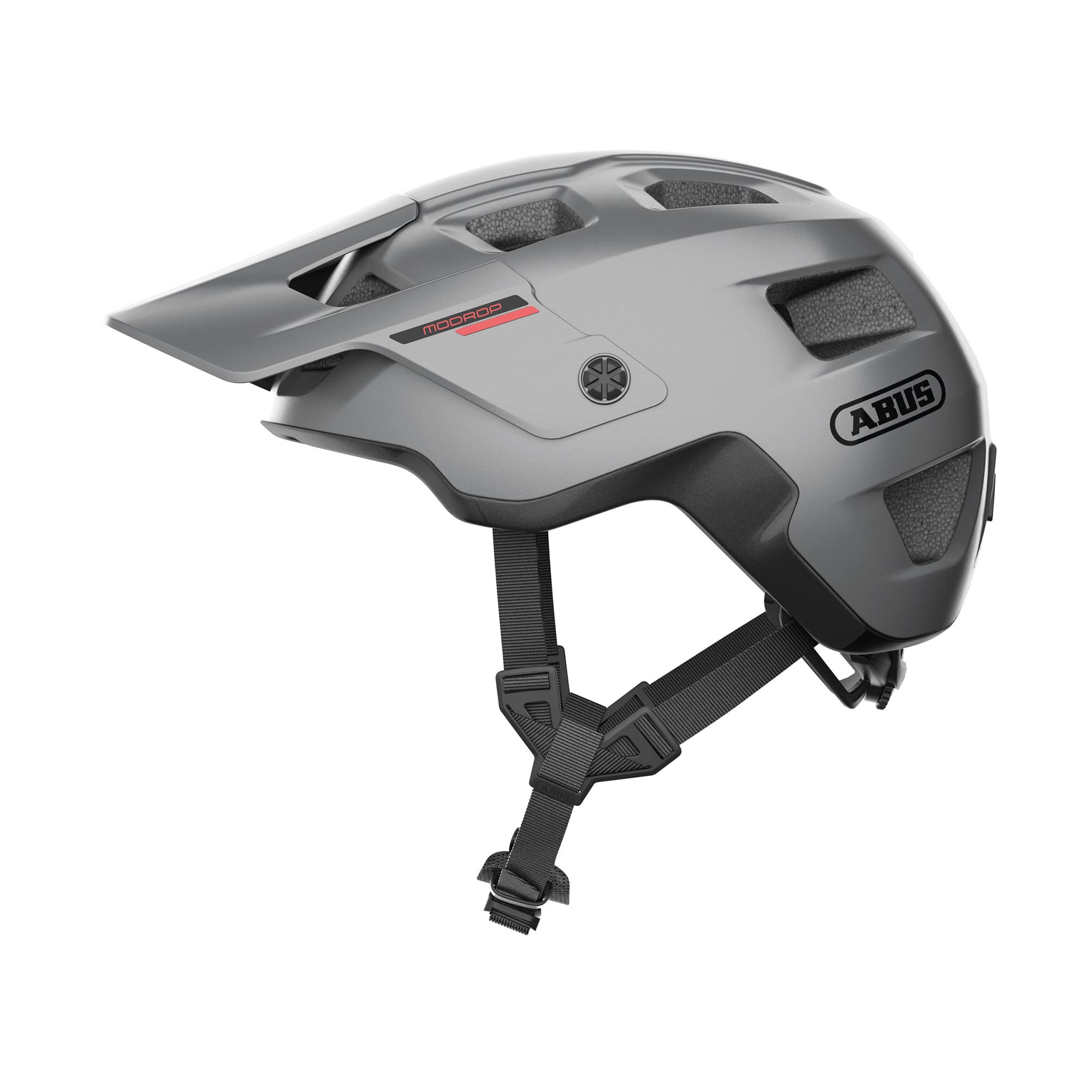 ABUS MTB Helmet MoDrop Silver M (54-58 cm) MoDrop
