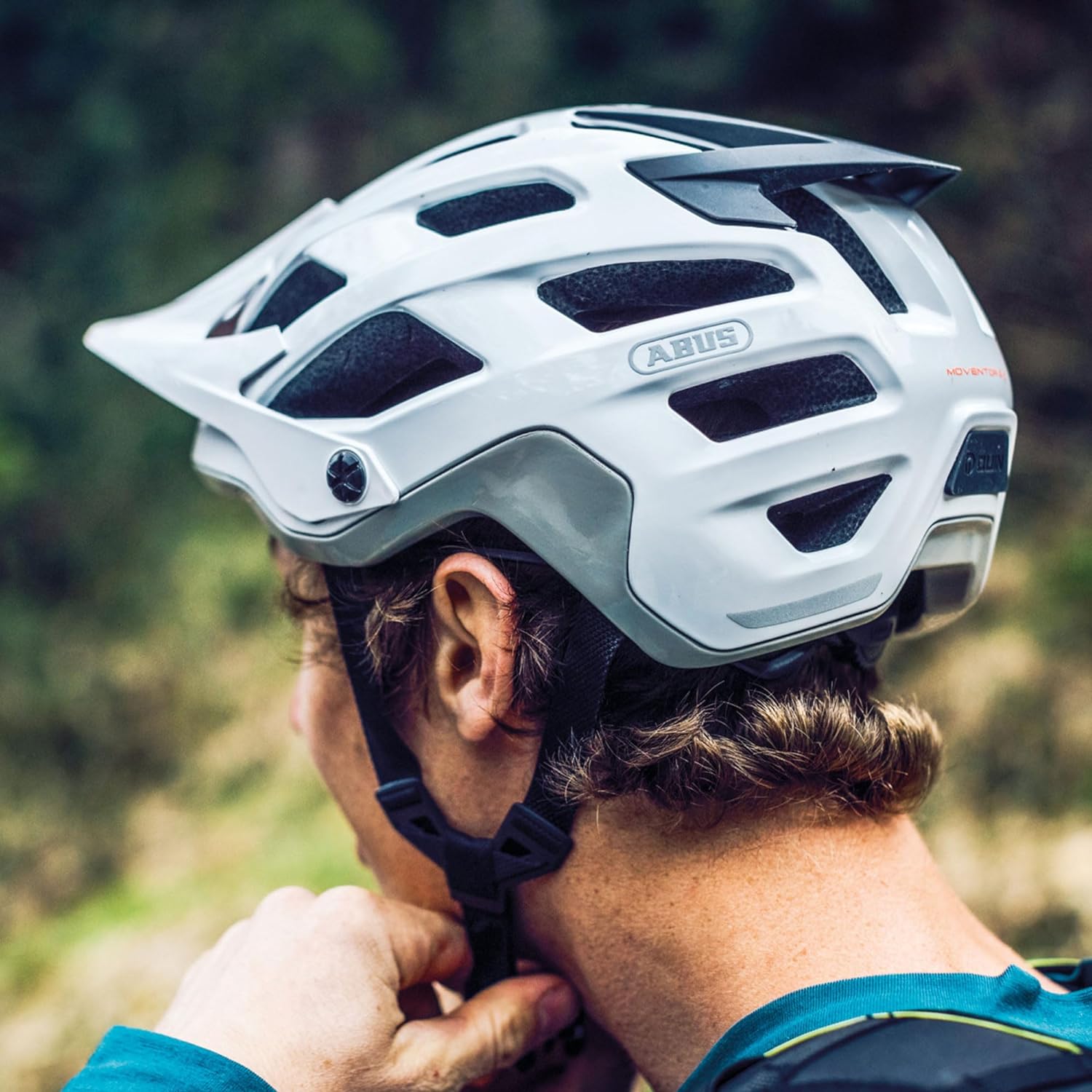ABUS Moventor 2.0 MTB Helmet - High-Comfort Off-Road Bike Helmet - All-Mountain Helmet, Unisex Silver (Ti silver) L (57-61 cm) Moventor 2.0