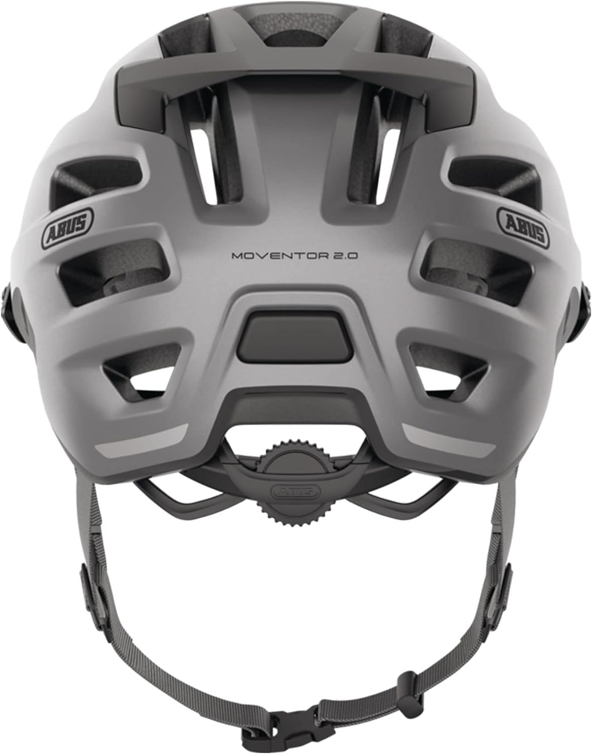 ABUS Moventor 2.0 MTB Helmet - High-Comfort Off-Road Bike Helmet - All-Mountain Helmet, Unisex Silver (Ti silver) L (57-61 cm) Moventor 2.0