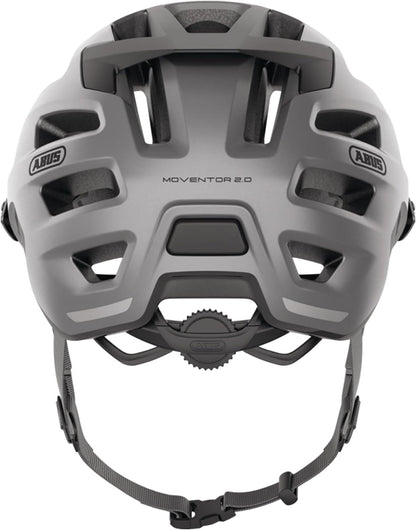 ABUS Moventor 2.0 MTB Helmet - High-Comfort Off-Road Bike Helmet - All-Mountain Helmet, Unisex Silver (Ti silver) L (57-61 cm) Moventor 2.0