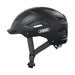 ABUS Hyban 2.0 City Helmet - Durable Bicycle Helmet for Daily Use with ABS Hard Shell - for Women and Men - Black, Size M M (52-58 cm) Black (Velvet Black)