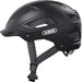 ABUS Hyban 2.0 City Helmet - Durable Bicycle Helmet for Daily Use with ABS Hard Shell - for Women and Men - Black, Size L L (56-61 cm) Black (Velvet Black)