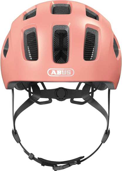 ABUS Youn-I 2.0 bike helmet - with light for children, teenagers and young adults - for girls and boys - gold, size M