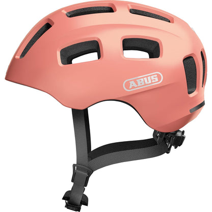 ABUS Youn-I 2.0 bike helmet - with light for children, teenagers and young adults - for girls and boys - gold, size M