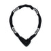ABUS Steel-O-Chain 9808K chain lock - bike lock with XPlus cylinder for protection against tampering - ABUS security level 11 - 8 mm thick - 85 cm long - black Black 85 cm