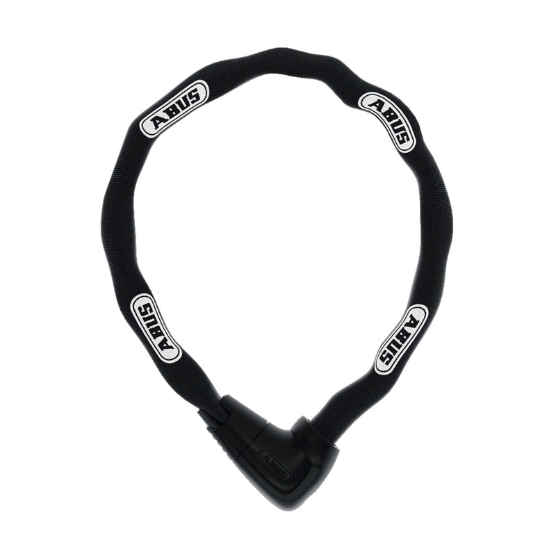 ABUS Steel-O-Chain 9808K chain lock - bike lock with XPlus cylinder for protection against tampering - ABUS security level 11 - 8 mm thick - 85 cm long - black Black 85 cm