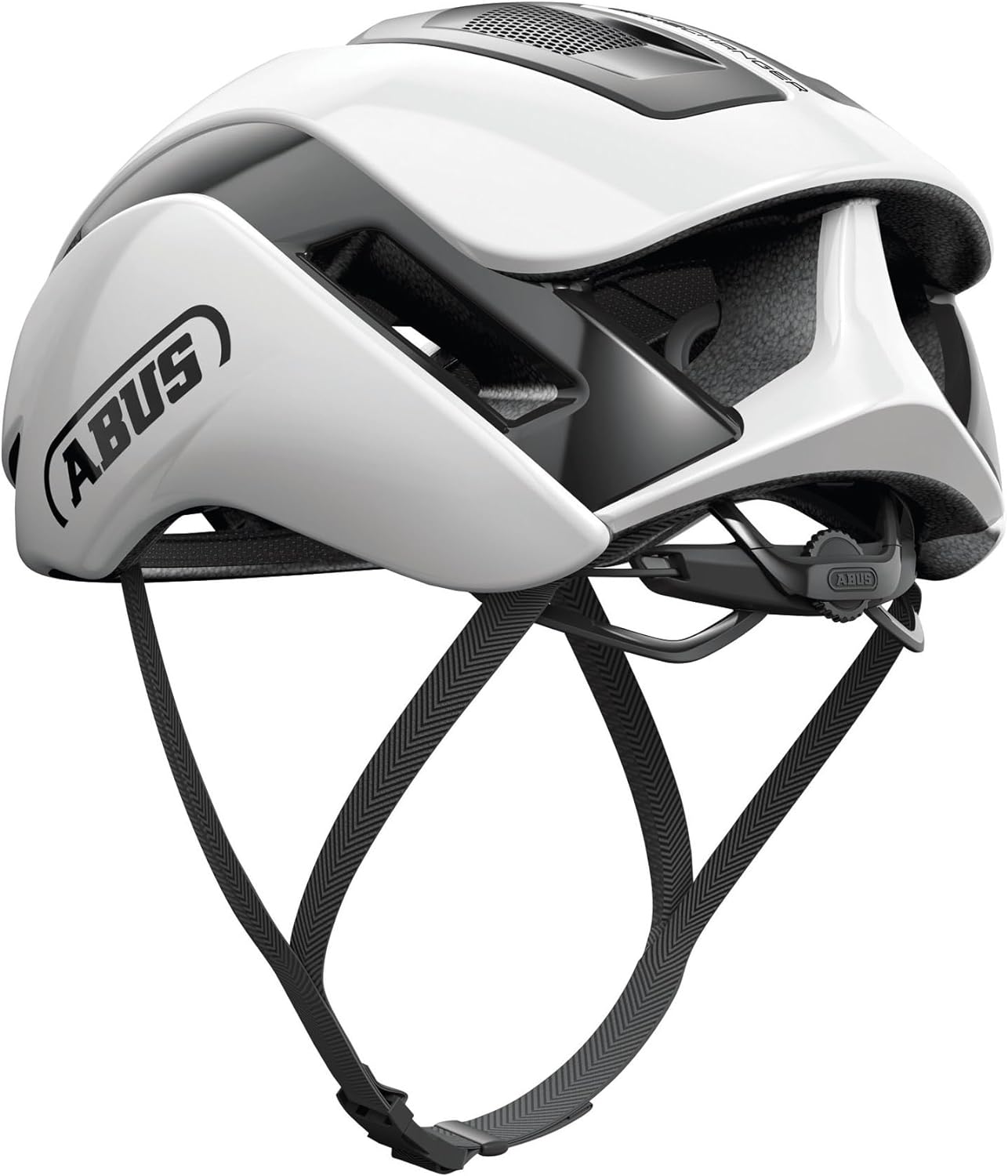 ABUS GameChanger 2.0 Racing Bicycle Helmet - High-performance Aero Road Bike Helmet with Optimised Aerodynamics and Ventilation for Men and Women - Size L, White