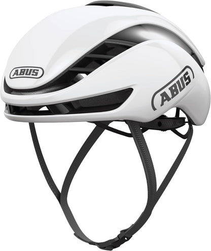 ABUS GameChanger 2.0 Racing Bicycle Helmet - High-performance Aero Road Bike Helmet with Optimised Aerodynamics and Ventilation for Men and Women - Size L, White