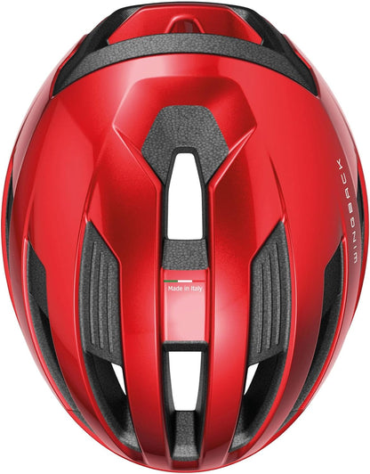ABUS WingBack Racing Bicycle Helmet - Simple Helmet for Sporty Riding in Everyday Use S (51-55 cm) Rot (performance red)