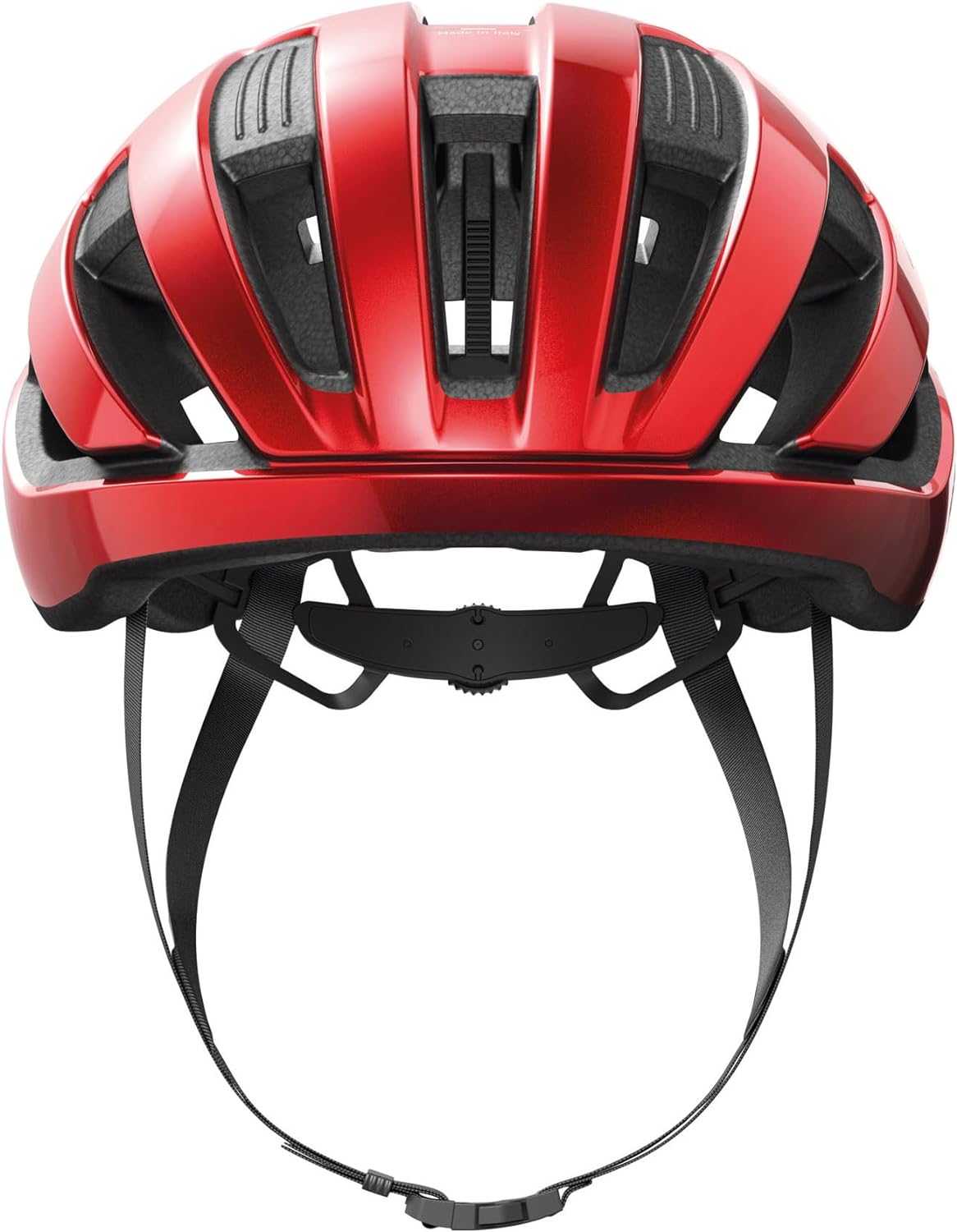 ABUS WingBack Racing Bicycle Helmet - Simple Helmet for Sporty Riding in Everyday Use M (54-58 cm) Rot (performance red)