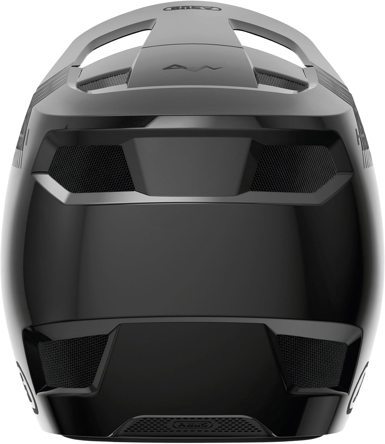ABUS Downhill Bicycle Helmet HiDrop - Full-face Helmet with ABS Outer Shell for MTB Trails XL (61-62 cm) Schwarz (shiny black)