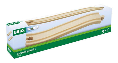 BRIO World Ascending Wooden Train Track for Kids Age 3 Years Up - Compatible with all Railway Sets & Accessories