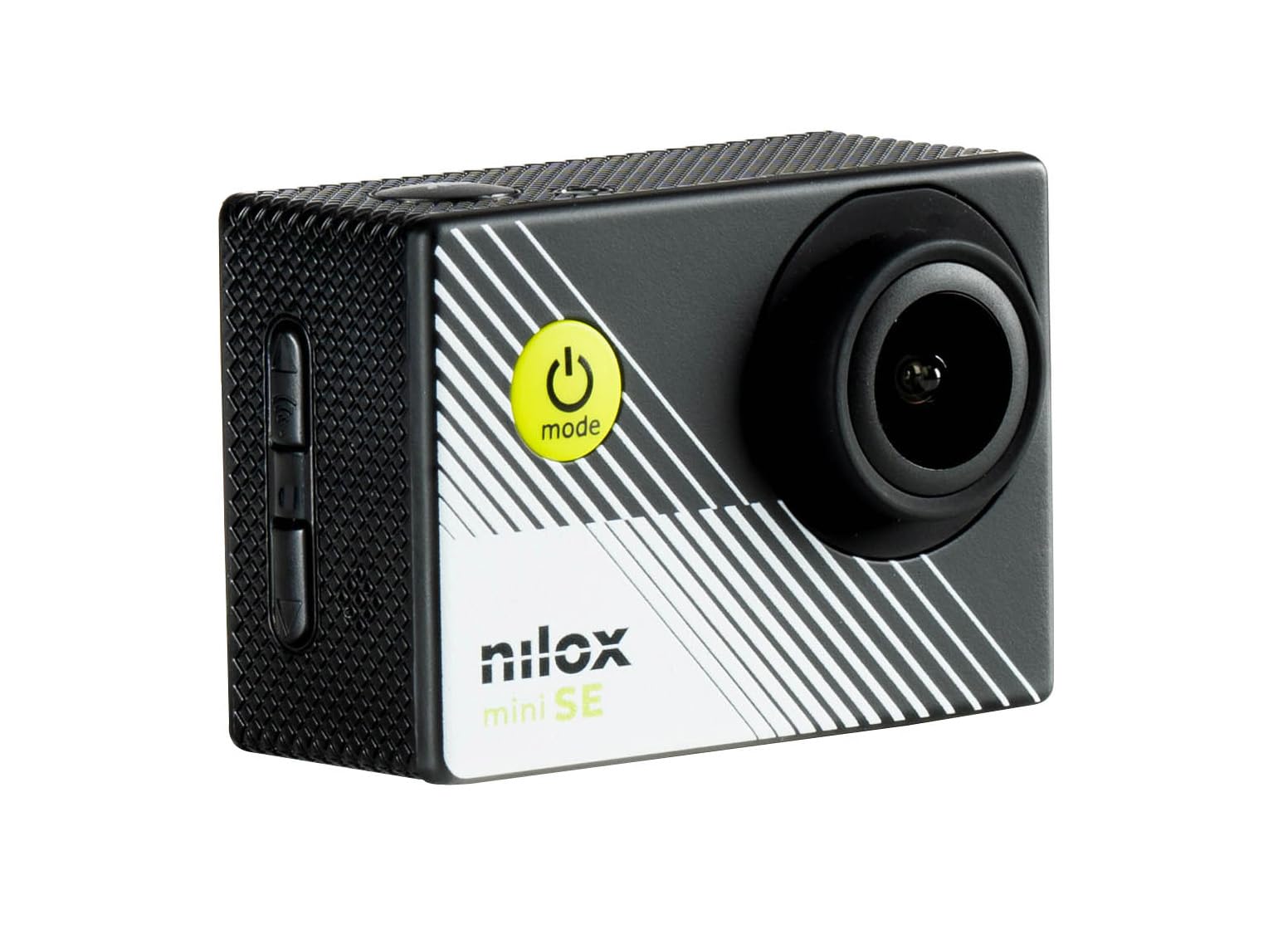 Nilox Action Cam Mini-SE, Action Cam 4k WiFi with 4K/30fps Resolution, Electronic Stabilizer, 2 Inch LCD Screen, 64 GB Memory, View Angle 170°, with Waterproof Bag up to 30 m