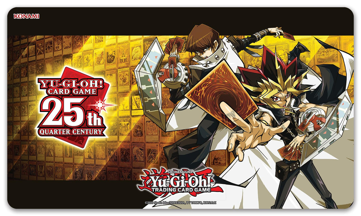 YU-GI-OH!- YGO Yugi & Kaiba Quarter Century Game Mat, Multicolor (261095