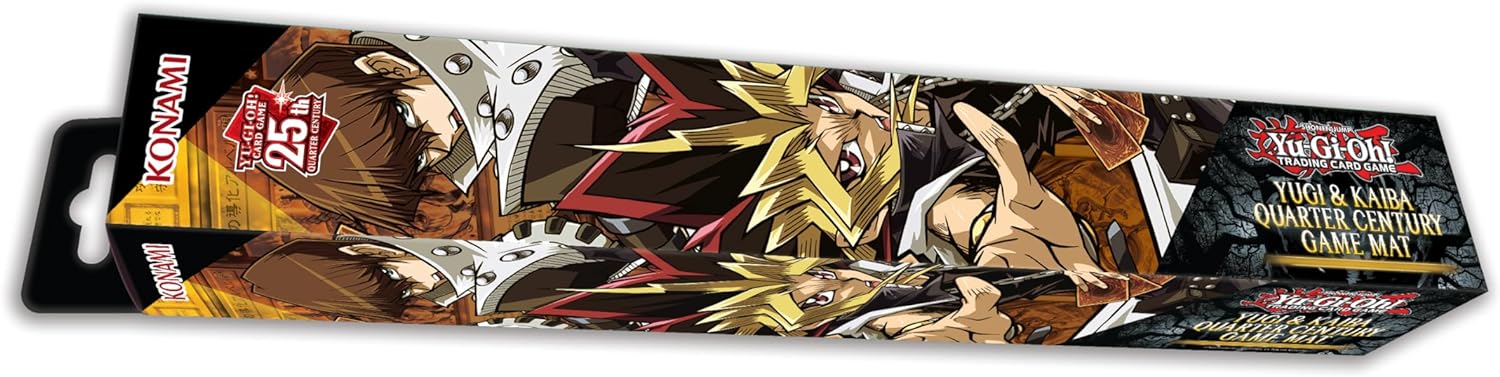 YU-GI-OH!- YGO Yugi & Kaiba Quarter Century Game Mat, Multicolor (261095