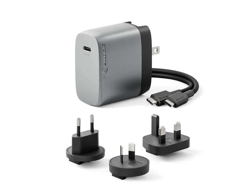 1X67 Rapid Power 67W Multi Country Gan Charger - Space Grey