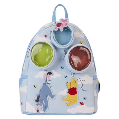 Loungefly Winnie the Pooh and Friends Floating Balloons Mini Backpack Multi