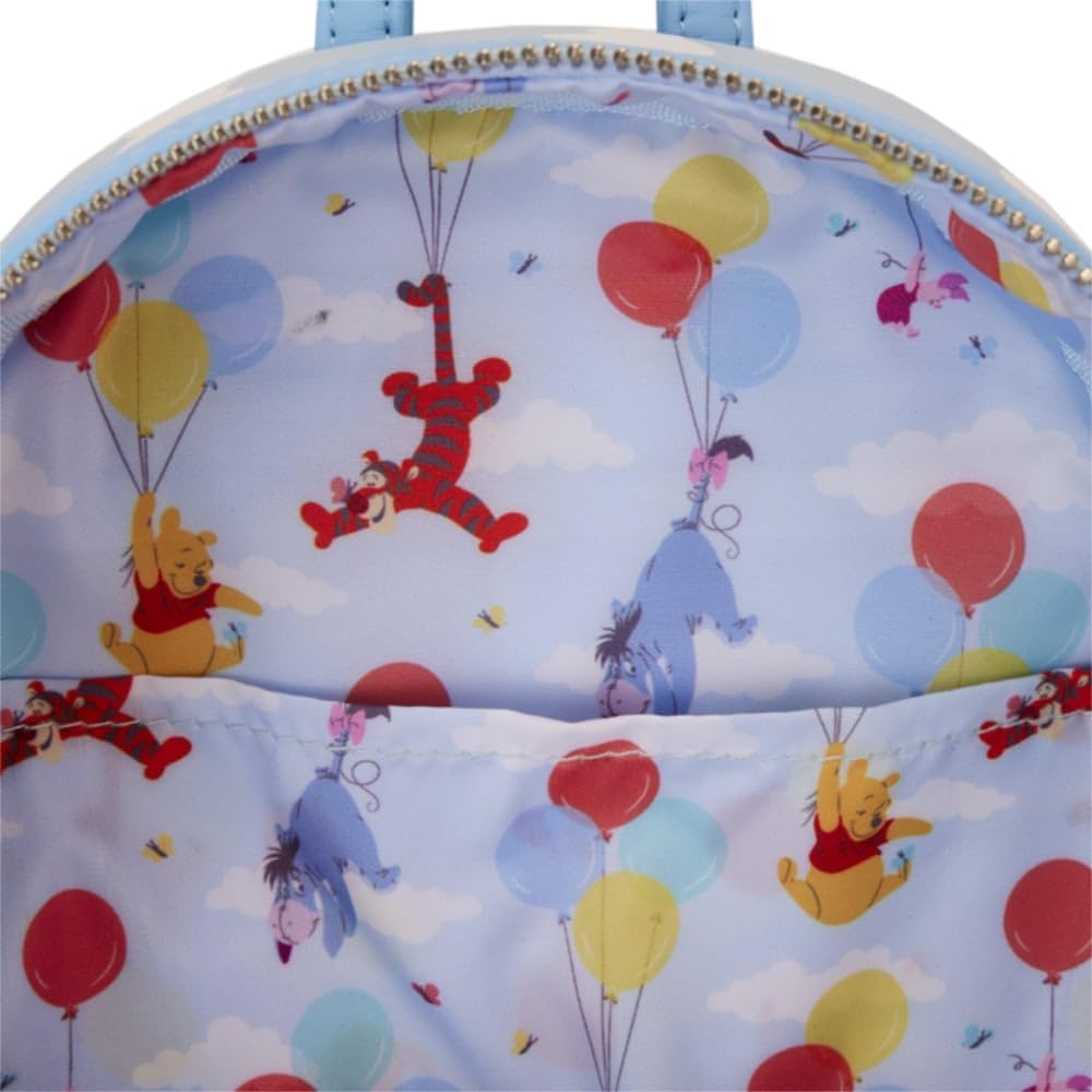 Loungefly Winnie the Pooh and Friends Floating Balloons Mini Backpack Multi