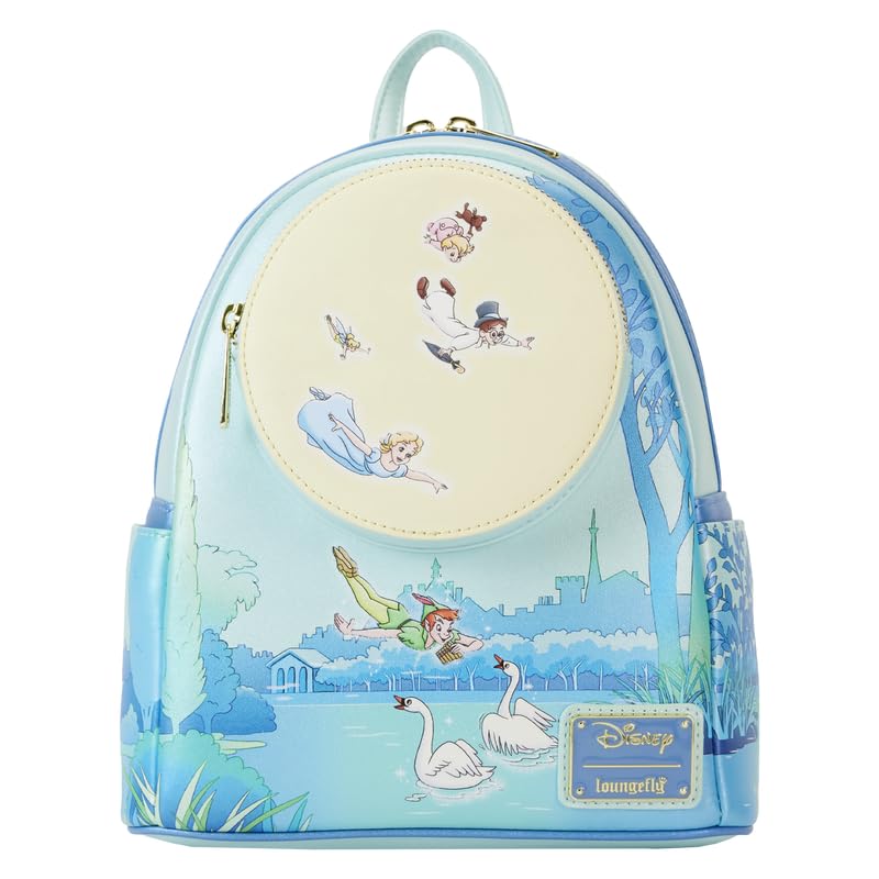 Loungefly Disney Peter Pan You Can Fly Glow Double Strap Shoulder Bag, Multi