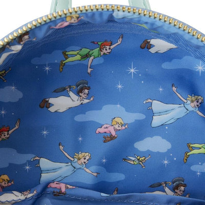 Loungefly Disney Peter Pan You Can Fly Glow Double Strap Shoulder Bag, Multi