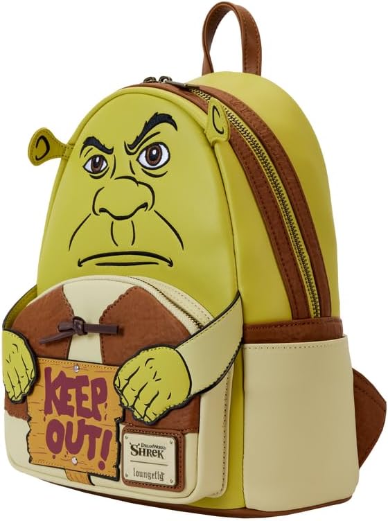Loungefly Dreamworks Shrek Keep Out Cosplay Mini Backpack Multi