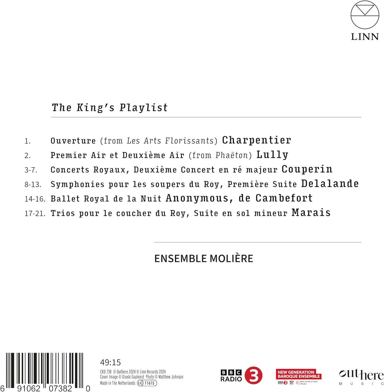 Ensemble Molière: The King's Playlist